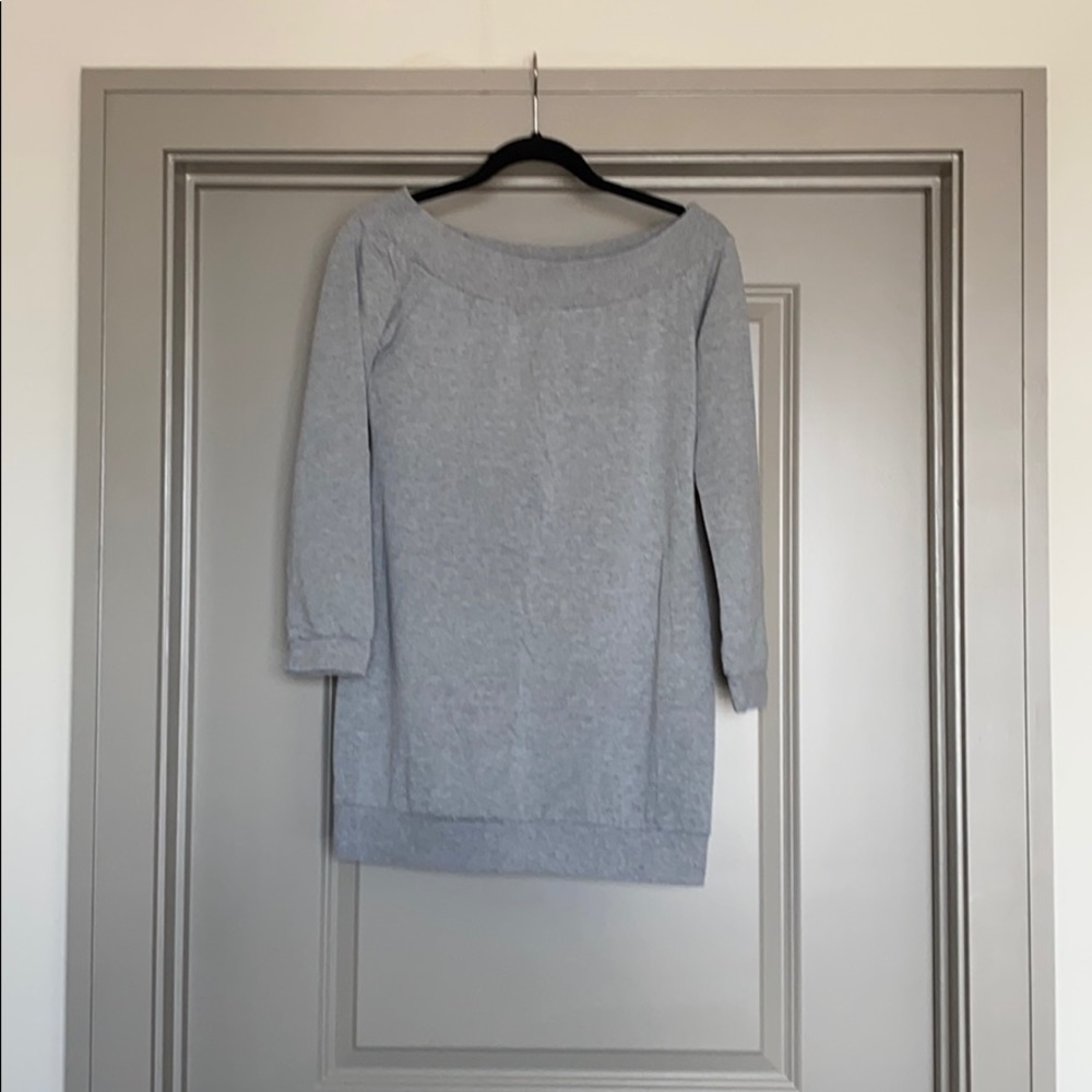 Off the shoulder jersey dress. Brand new!